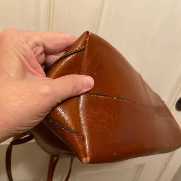 Brown Leather Tote Bag - Picture 4 of 6